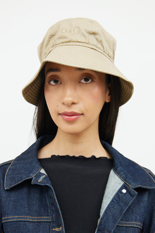 Dolce & Gabbana Beige Bucket Hat