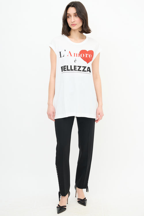 Dolce & Gabbana L'Amore Oversized Tank Top