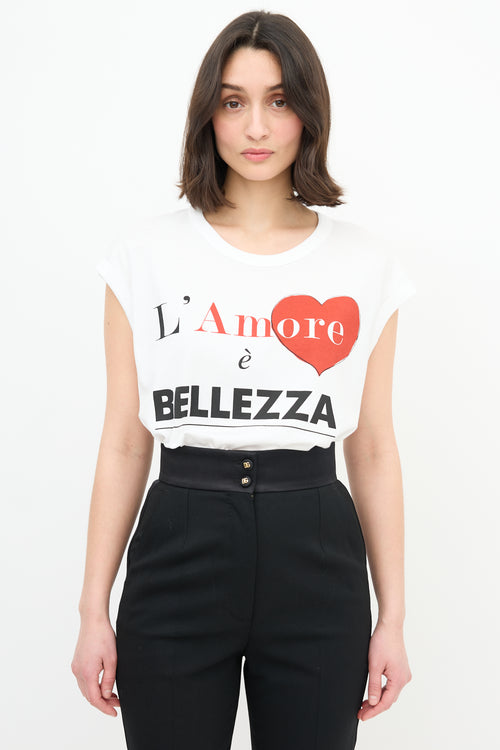 Dolce & Gabbana L'Amore Oversized Tank Top