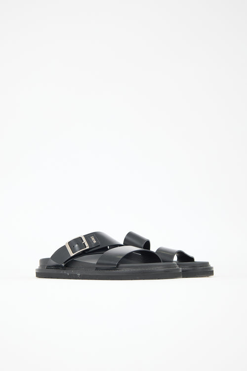 Dior Leather Aqua Sandal