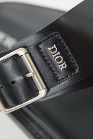 Dior Leather Aqua Sandal