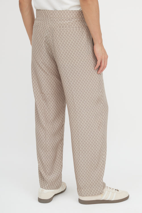 Dior Silk Diamond Monogram Trouser
