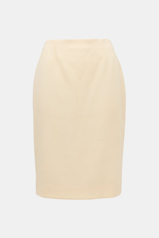 Dior SS 2009 Textured Wool Skirt