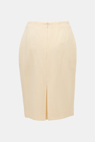 Dior SS 2009 Textured Wool Skirt