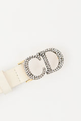 Dior Leather Crystal CD Belt
