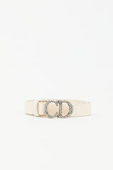 Dior Leather Crystal CD Belt