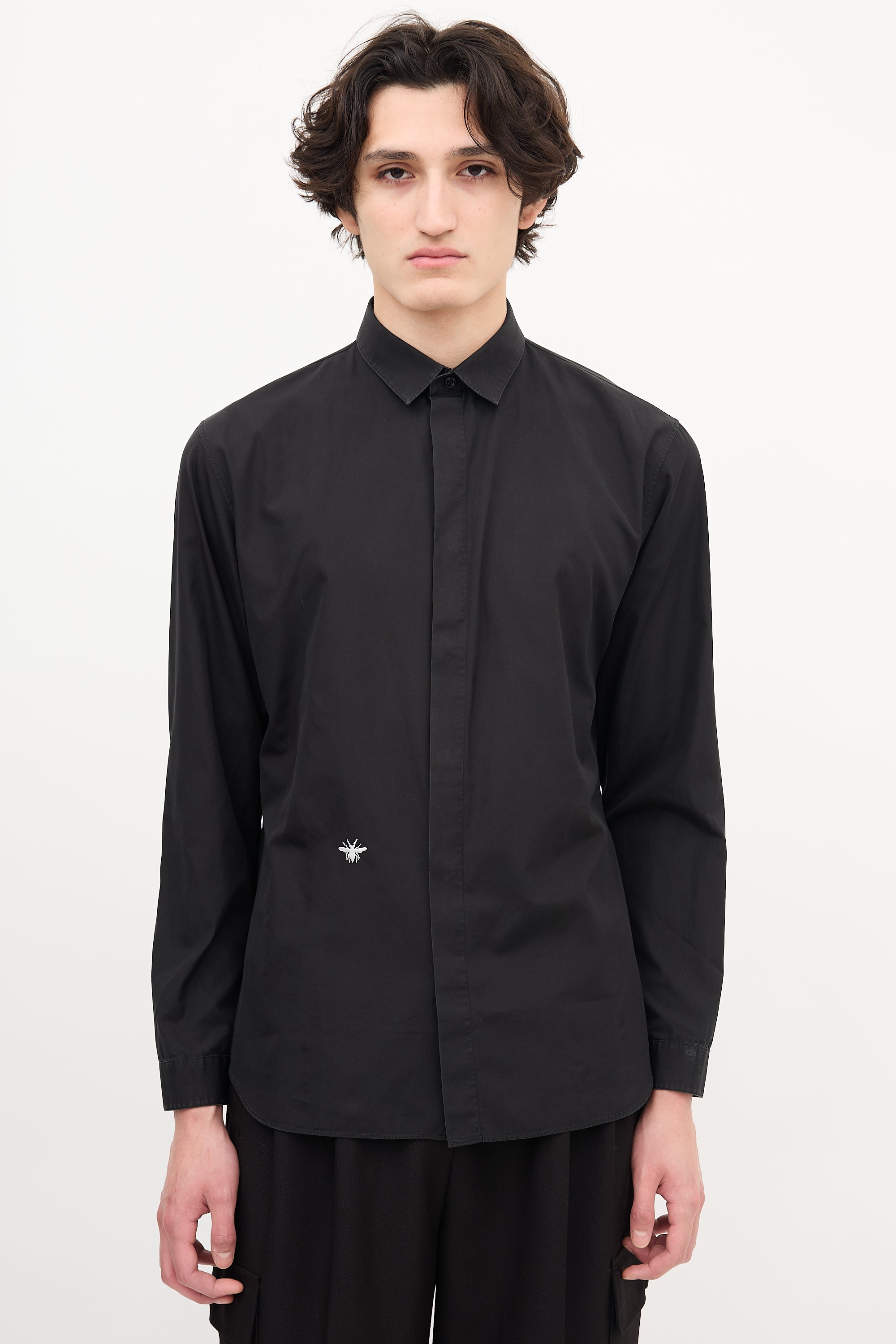 black dior dress shirt Results for Designer Shirts for Men Ready-to-Wear / Black