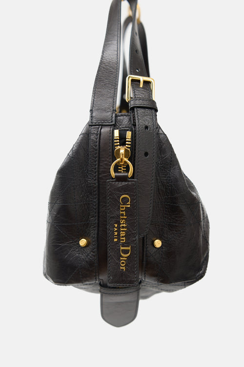 Dior Crinkled Leather D-Journey Bag