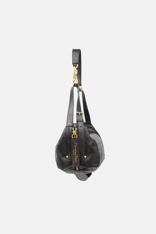 Dior Crinkled Leather D-Journey Bag