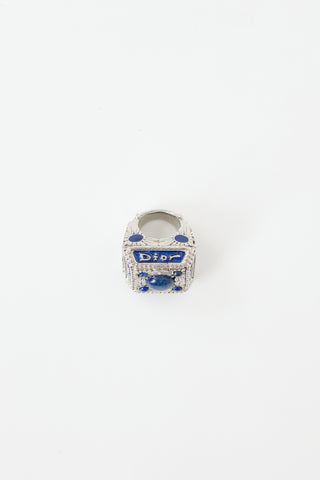 Dior FW 2002 Gem Logo Ring
