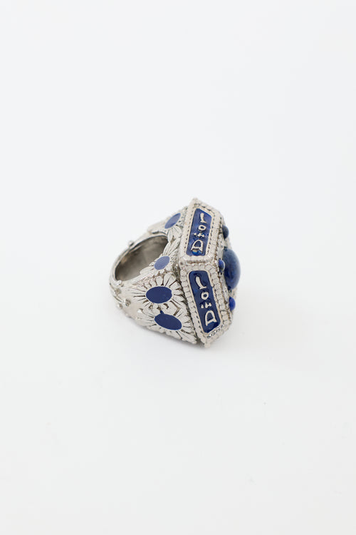 Dior FW 2002 Gem Logo Ring