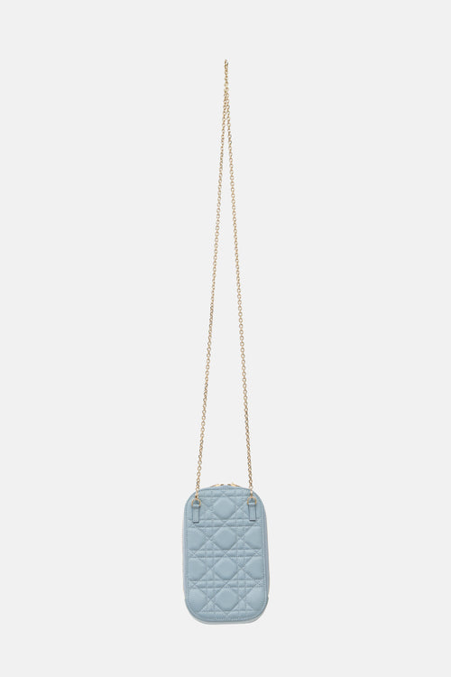 Dior Leather Lady Dior Call'in Phone Holder