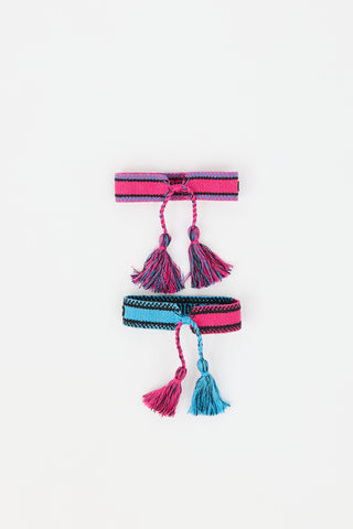 Dior Woven J'Adior Logo 2pc Bracelet