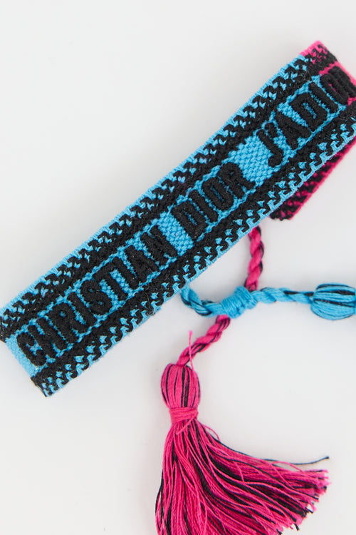 Dior Woven J'Adior Logo 2pc Bracelet