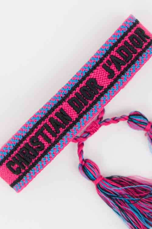 Dior Woven J'Adior Logo 2pc Bracelet