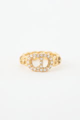 Dior Crystal Clair D Lune Ring