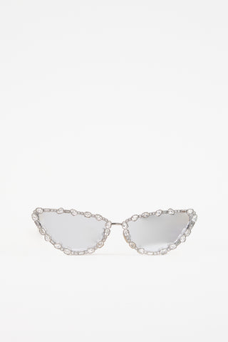 Dior MissDior B1U Crystal Embellished Sunglasses