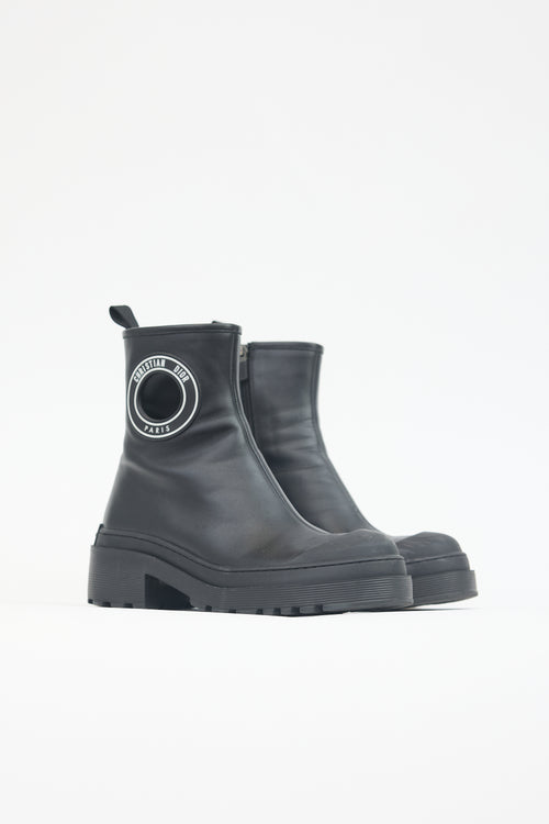 Dior Leather Ankle Boot