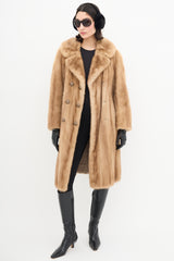 Dior X Holt Renfrew Vintage Brown Fur Coat