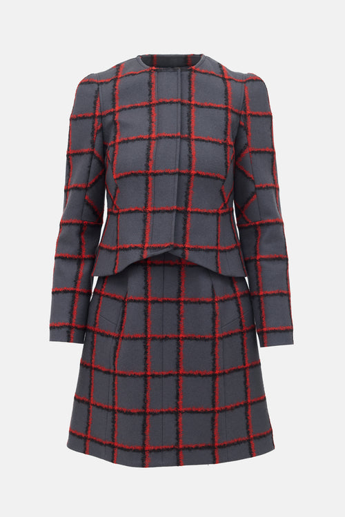 Dior Windowpane Co-Ord Set