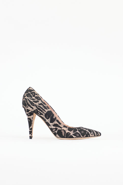 Dior Satin Lace Pump