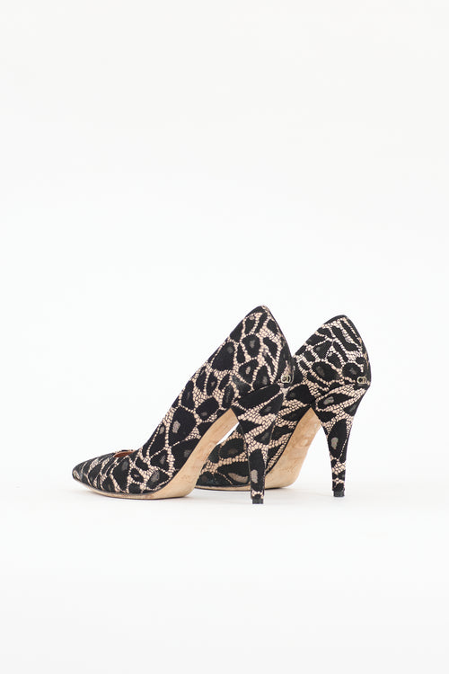 Dior Satin Lace Pump