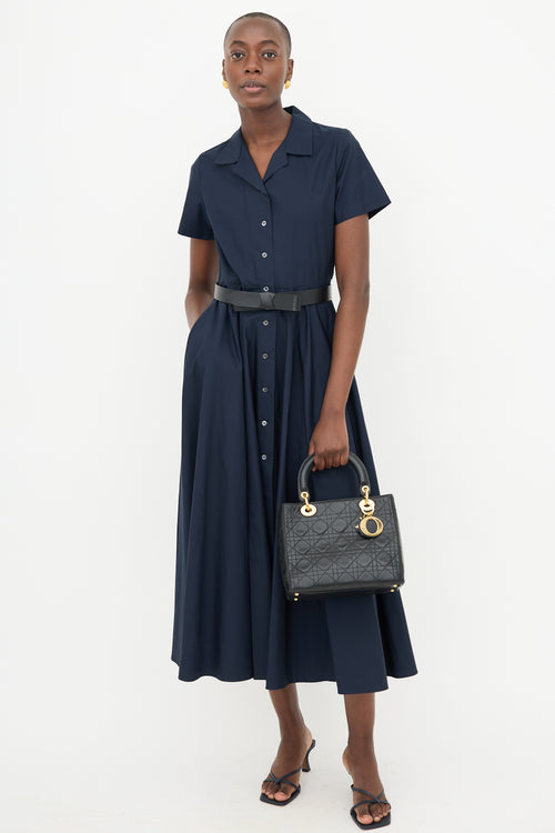 Dior 1997 Leather Medium Lady Dior Bag