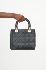 Dior 1997 Leather Medium Lady Dior Bag