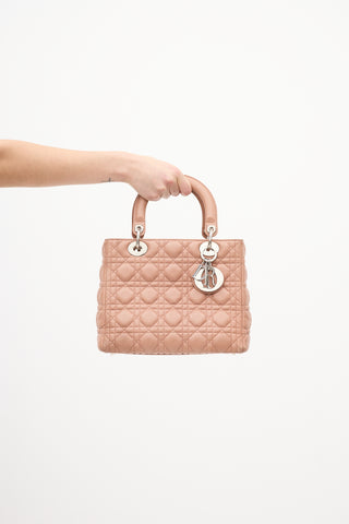 Dior 2012 Pink Medium Lady Dior Bag