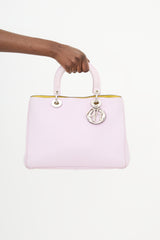 Dior 2014 Leather Medium Diorissimo Tote Bag