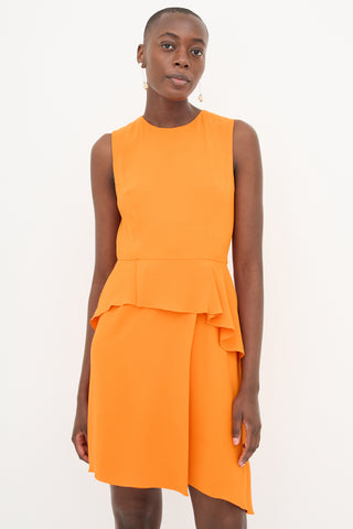 Dior Silk Peplum Dress