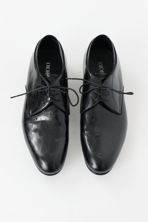 Dior Pattern Patent Derby