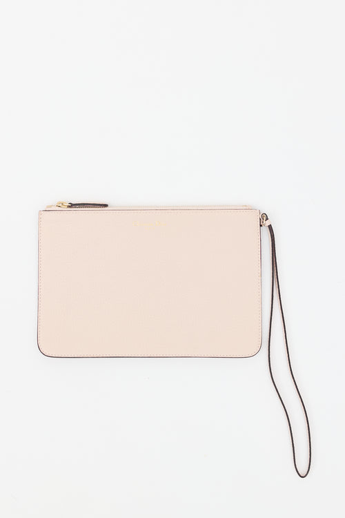 Dior Leather Logo Pouch