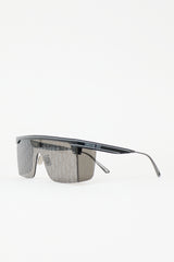 Dior DiorClub M1U Logo Shield Sunglasses