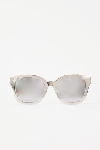 Dior Diorama1 Reflective Square Sunglasses