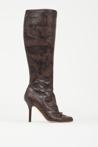Dior Textured Leather Boot