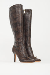 Dior Textured Leather Boot