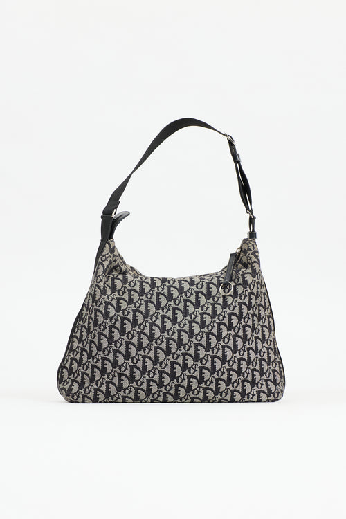 Dior Vintage Monogram Trotter Crossbody Bag