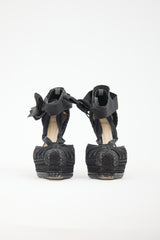 Dior SS 2011 Suede & Jute Heel