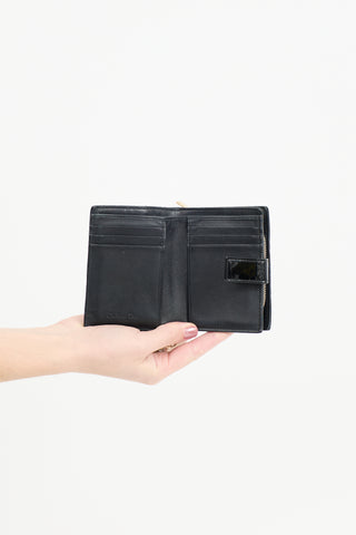 Dior Patent Lady Dior Charm Wallet