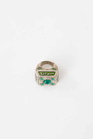 FW 2002 Gem Logo Ring