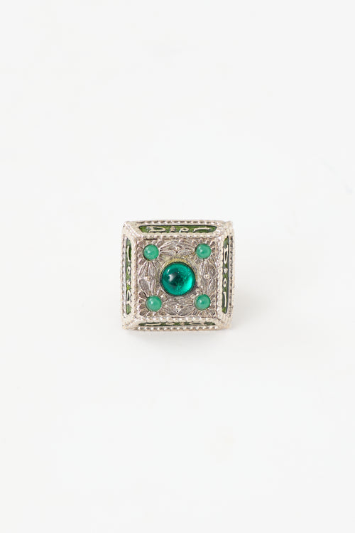 FW 2002 Gem Logo Ring