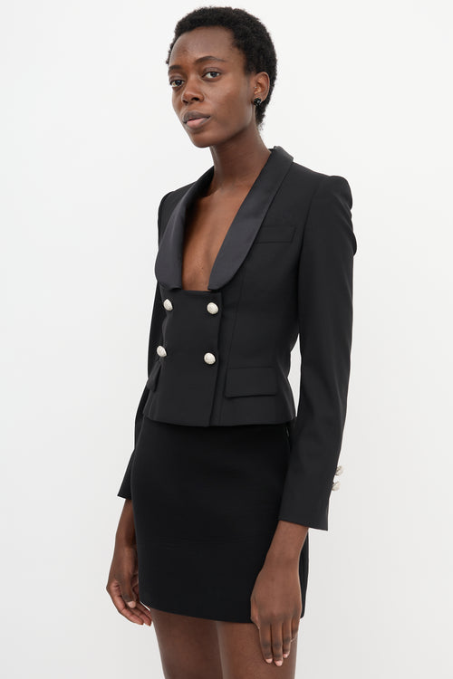 Dolce & Gabbana Double Breasted Tuxedo Blazer