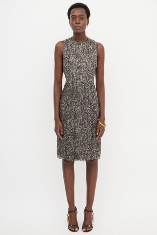 Dolce & Gabbana Printed Sheath Dress