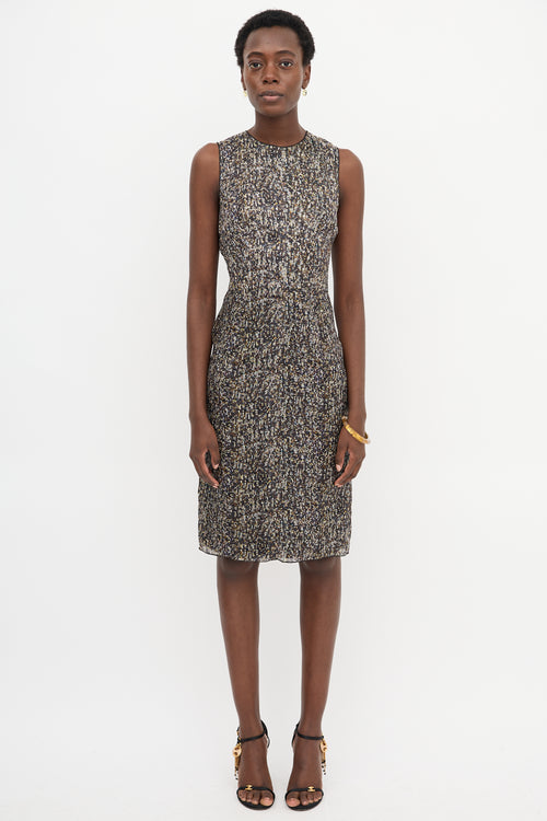Dolce & Gabbana Printed Sheath Dress