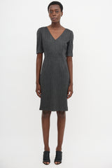 Dolce & Gabbana Wool Patterned Dress