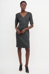 Dolce & Gabbana Wool Patterned Dress