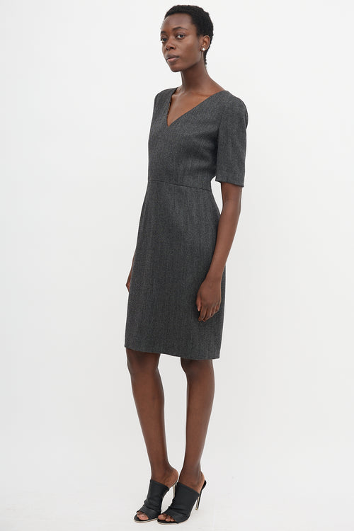 Dolce & Gabbana Wool Patterned Dress