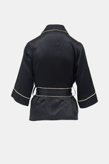 Dolce & Gabbana Silk Wrap Front Shirt