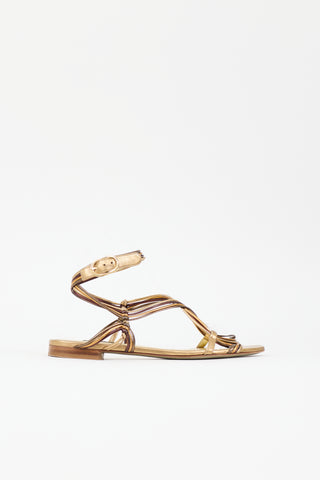 Dolce & Gabbana Leather Strappy Sandal